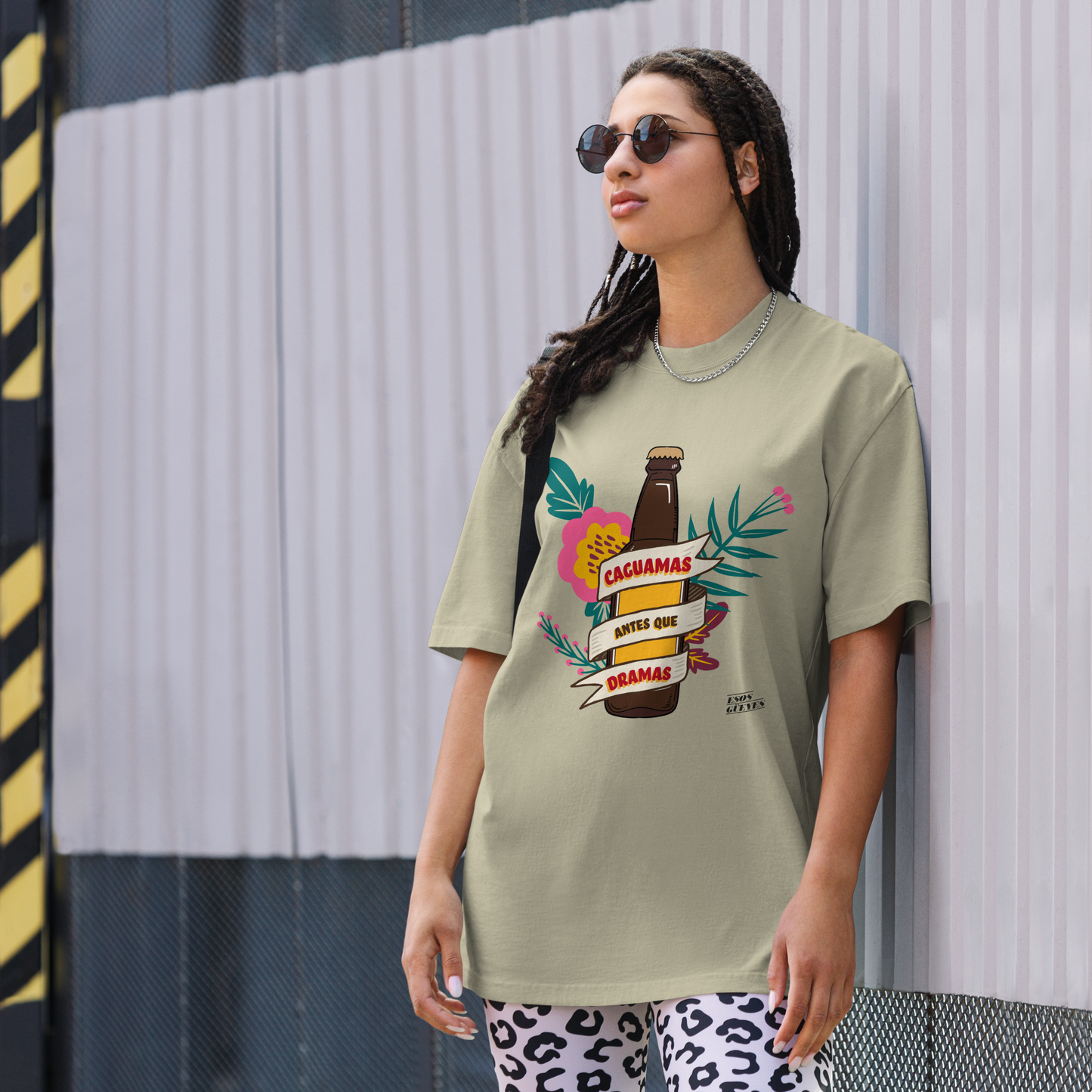 Camiseta Caguamas Oversized